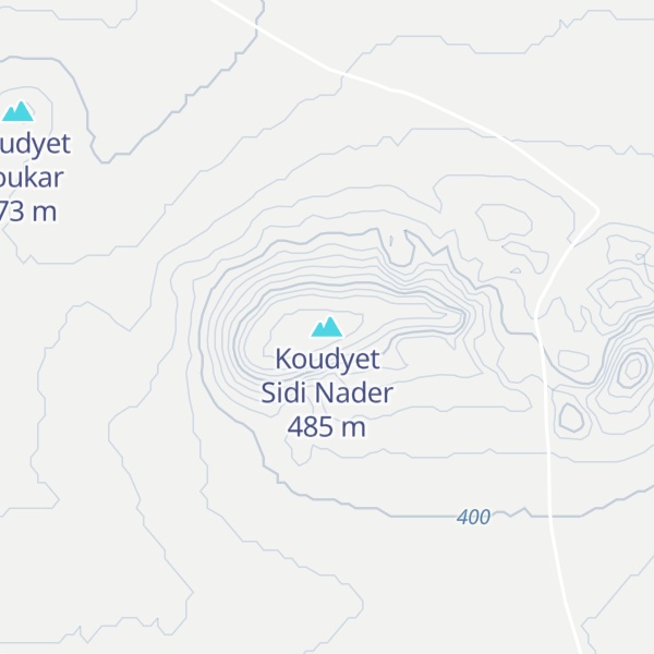 Map of Koudyet Sidi Nader