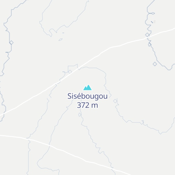 Map of Sisébougou
