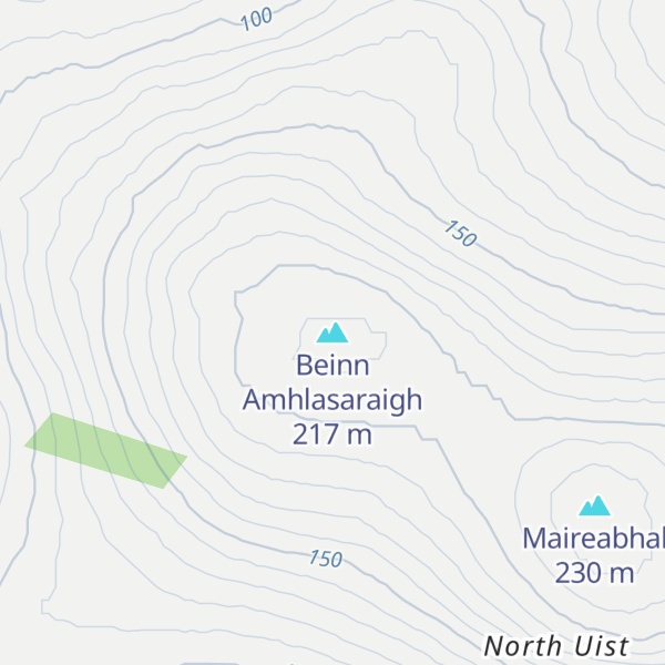 Map of Beinn Amhlasaraigh