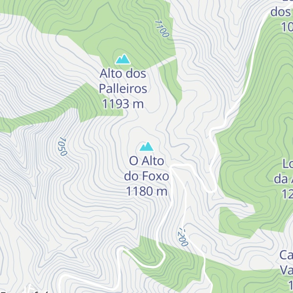 Map of O Alto do Foxo