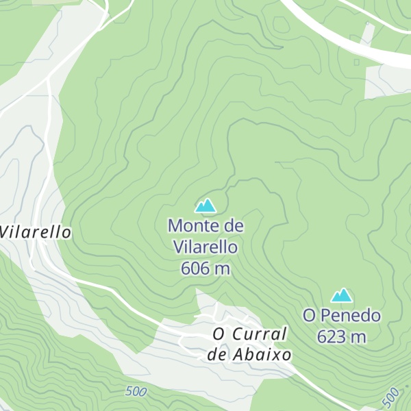 Map of Monte de Vilarello