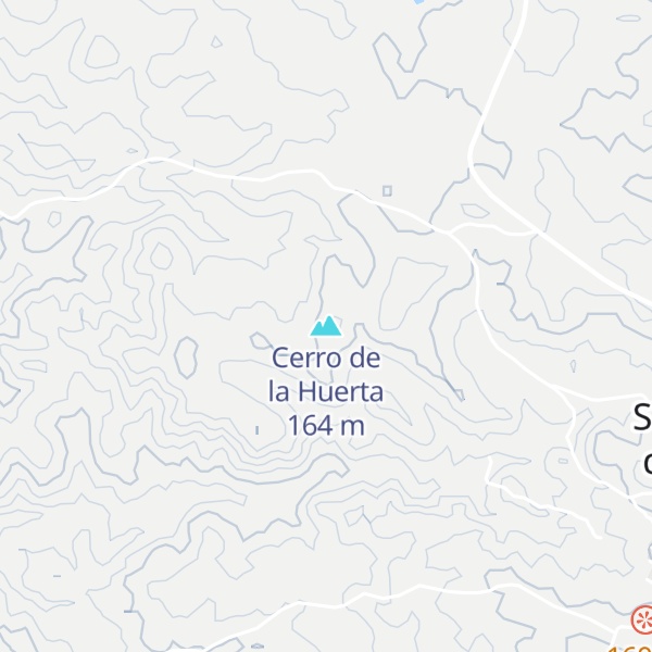 Map of Cerro de la Huerta