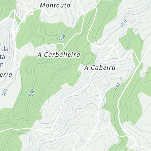 Map of O Pico do Foxo
