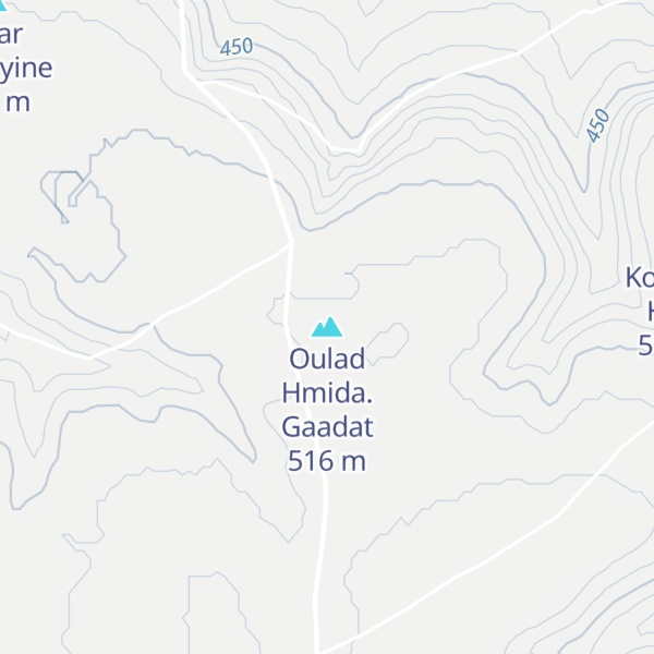Map of Oulad Hmida. Gaadat