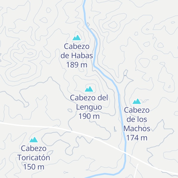Map of Cabezo del Lenguo