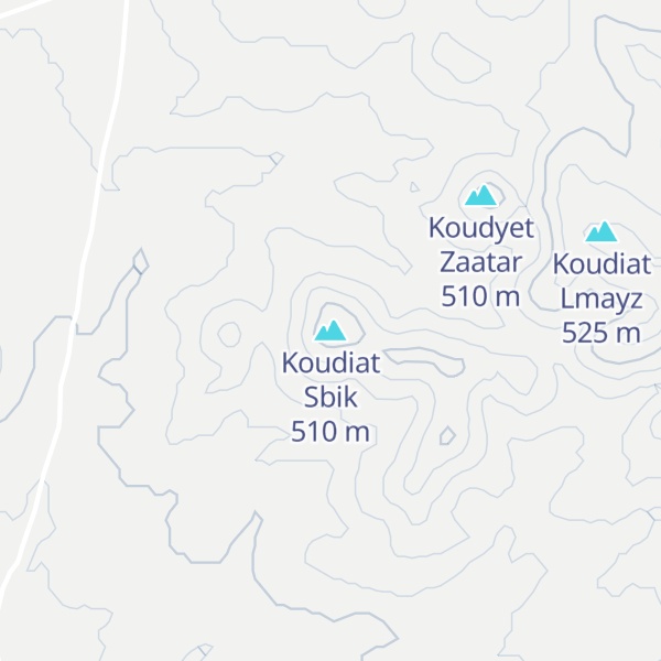 Map of Koudiat Sbik