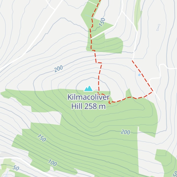 Map of Kilmacoliver Hill