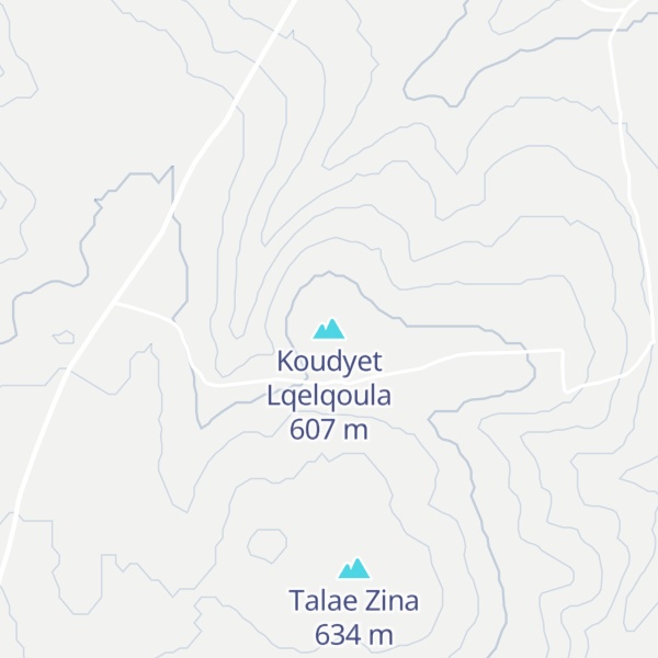 Map of Koudyet Lqelqoula