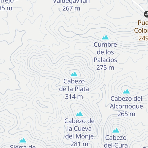 Map of Cabezo de la Plata