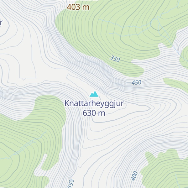 Map of Knattarheyggjur