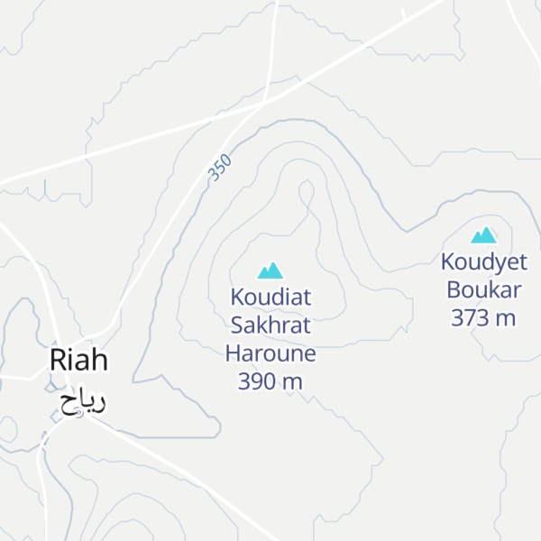 Map of Koudiat Sakhrat Haroune