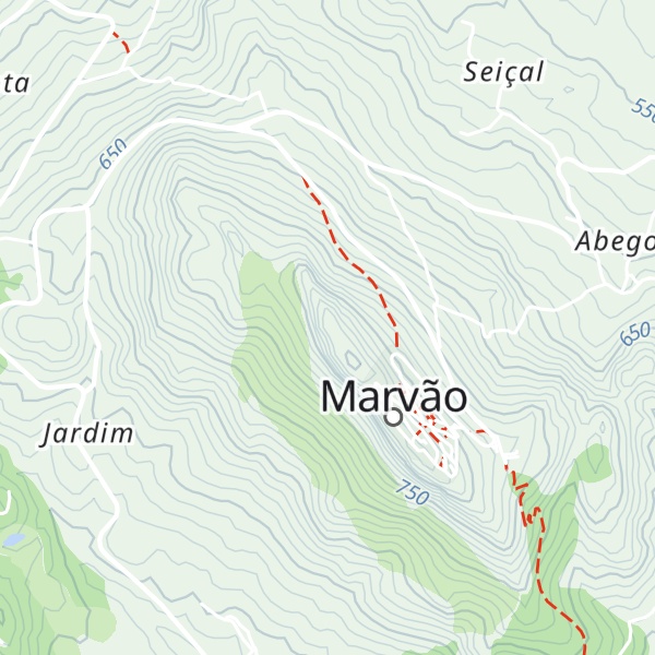 Map of Marvão