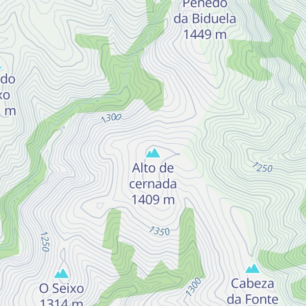 Map of Alto de cernada