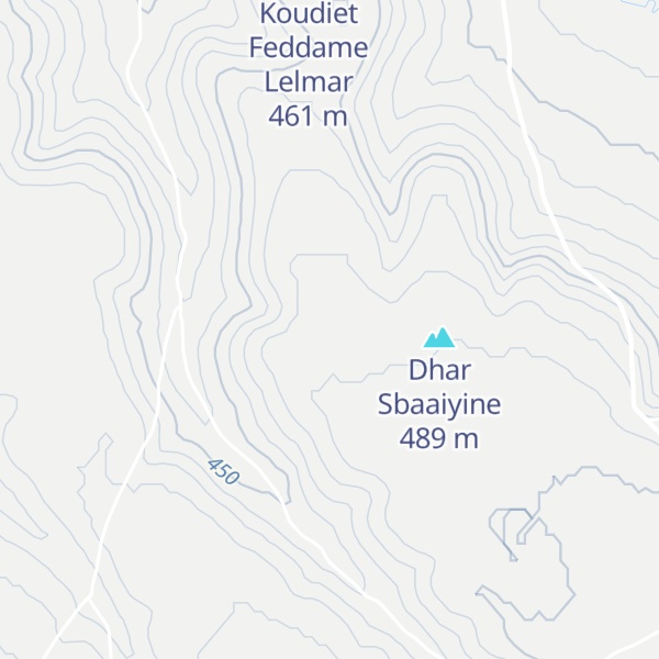 Map of Koudyet Hofrat El Meskine