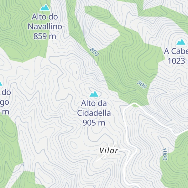 Map of Alto da Cidadella