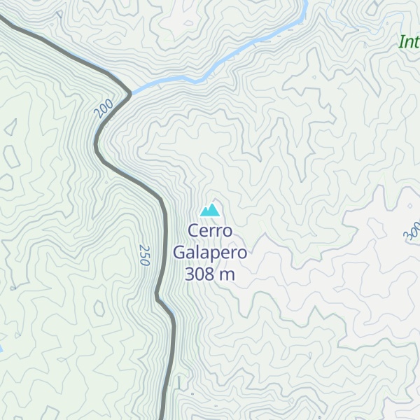 Map of Cerro Galapero