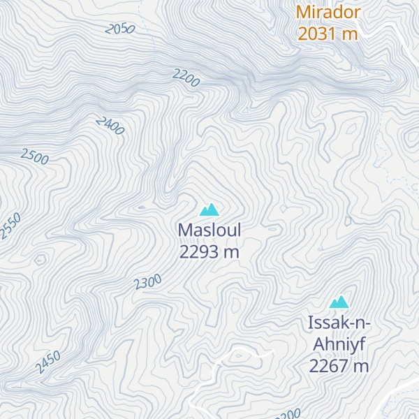 Map of Masloul