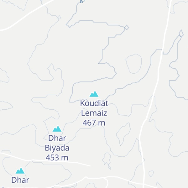 Map of Koudiat Lemaiz