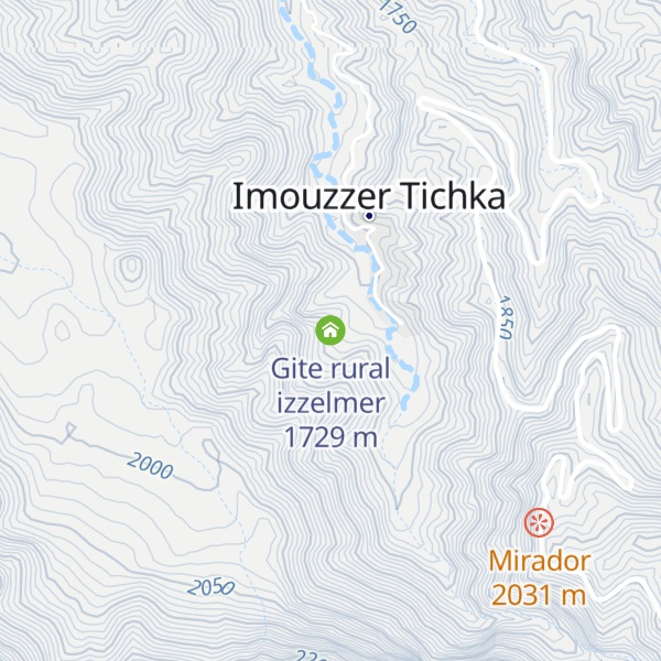 Map of Gite rural izzelmer