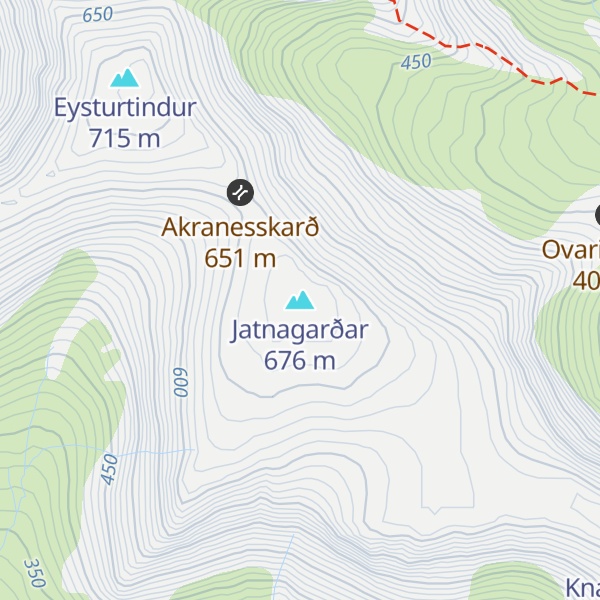 Map of Jatnagarðar