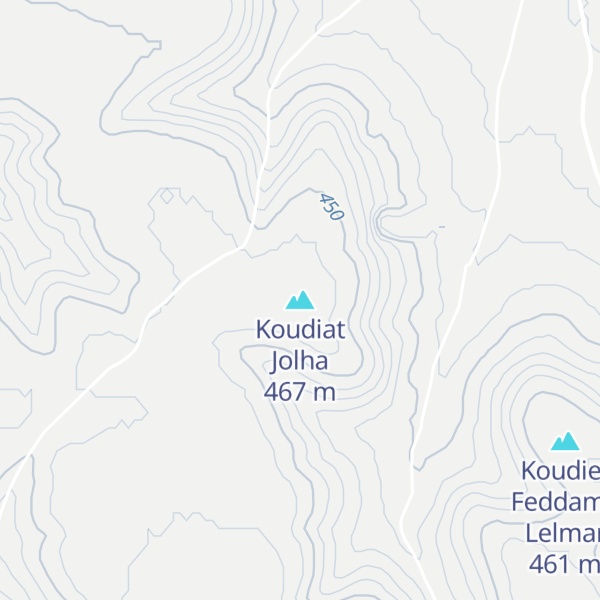 Map of Koudiat Jolha