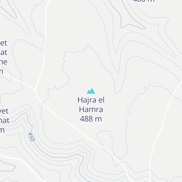 Map of Hajra el Hamra