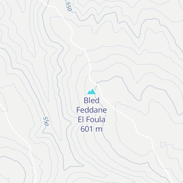 Map of Bled Feddane El Foula