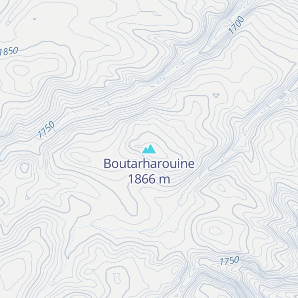 Map of Boutarharouine