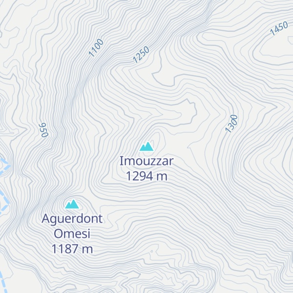 Map of Imouzzar