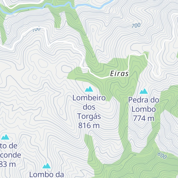 Map of Lombeiro dos Torgás