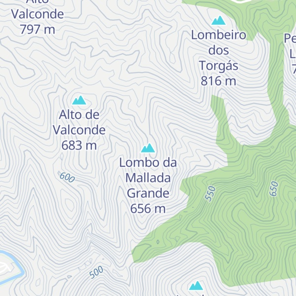 Map of Lombo da Mallada Grande