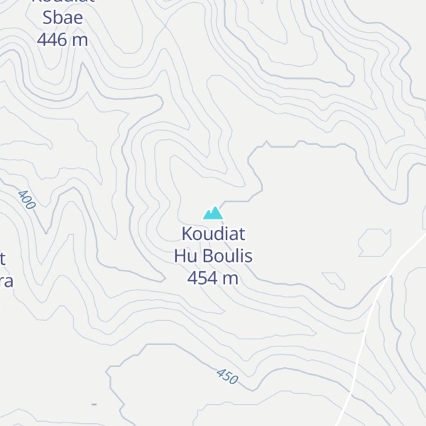 Map of Koudiat Hu Boulis