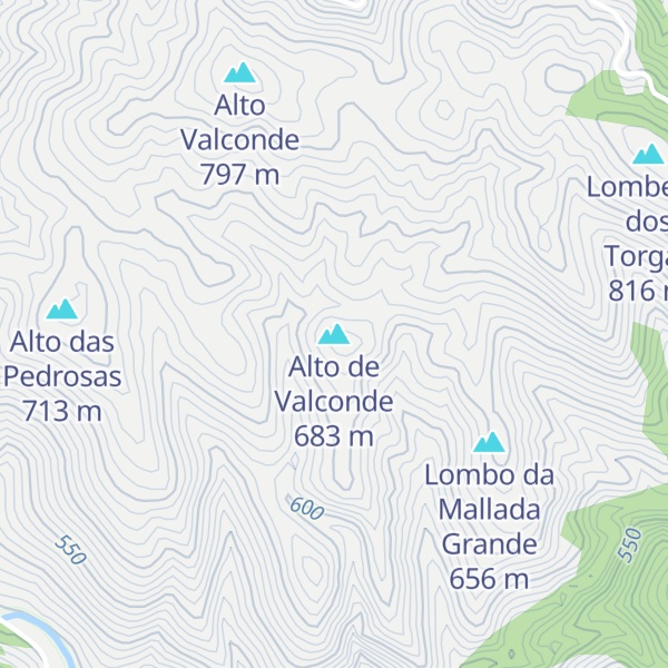 Map of Alto de Valconde