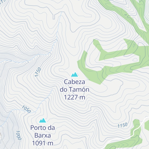 Map of Cabeza do Tamón