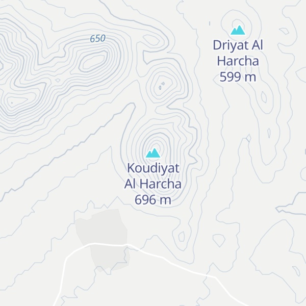 Map of Koudiyat Al Harcha