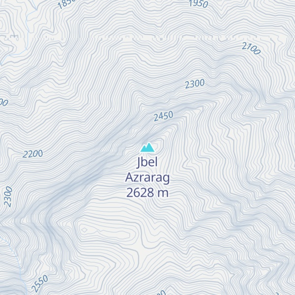 Map of Jbel Azrarag