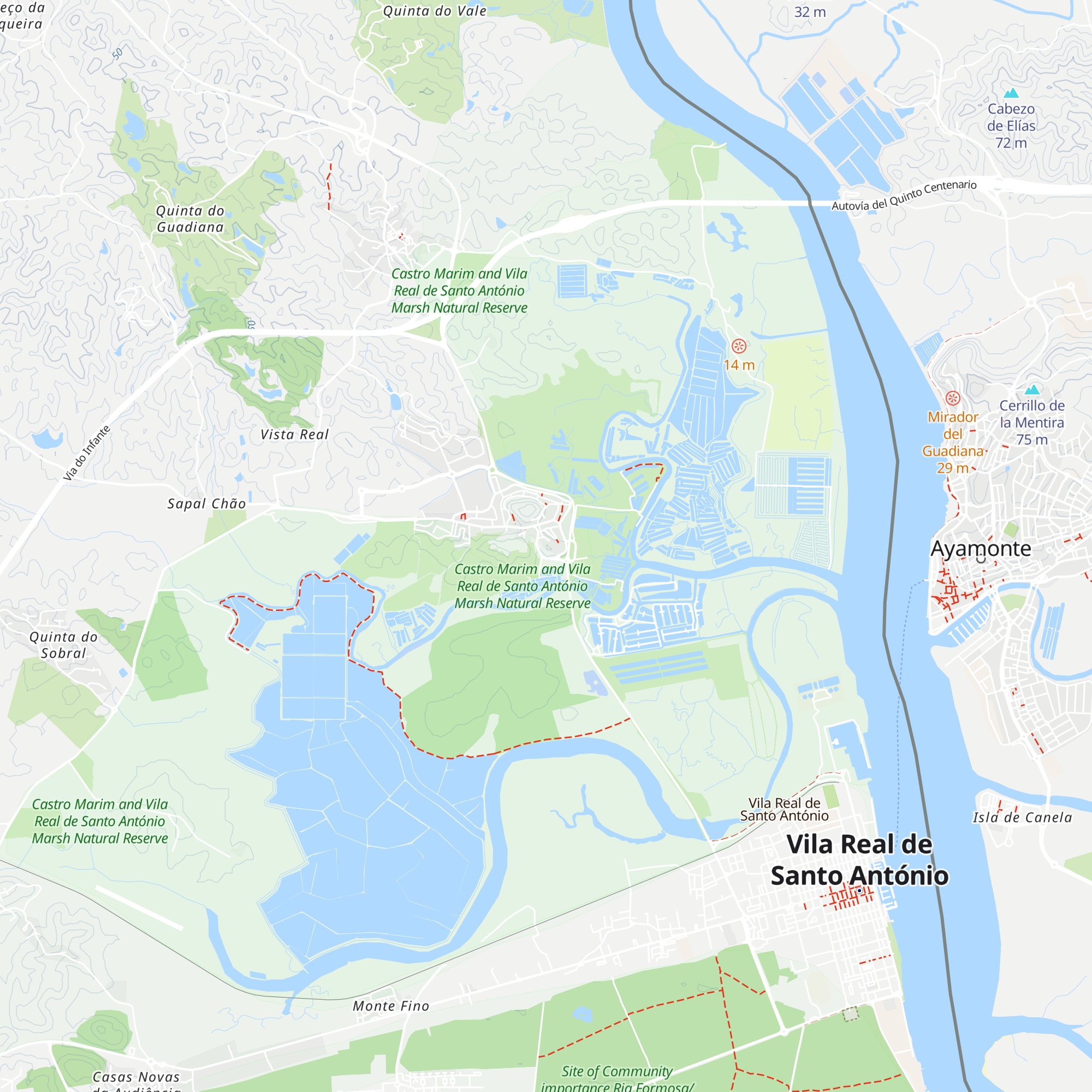 Centro de Interpretação do Território map