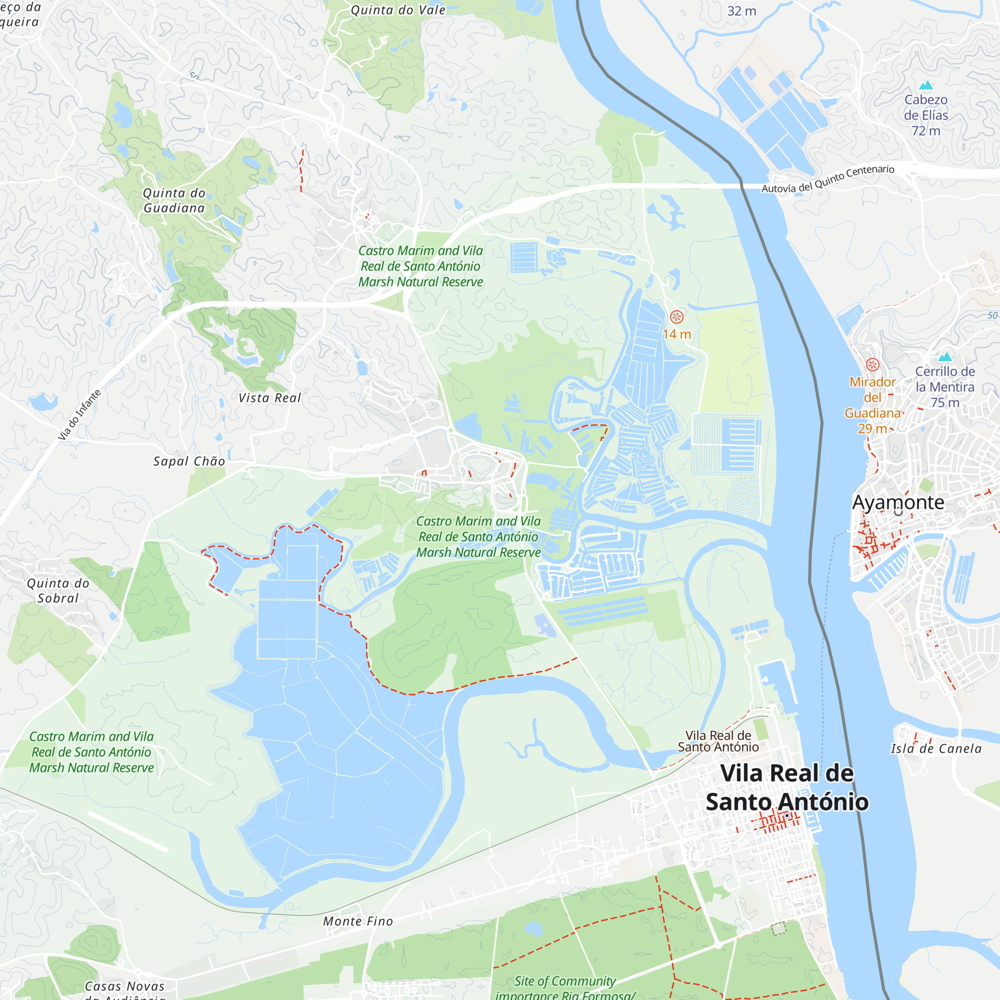 Centro de Interpretação do Território map