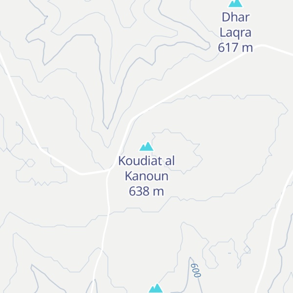 Map of Koudiat al Kanoun