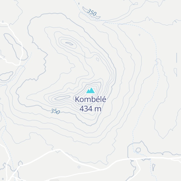 Map of Kombélé