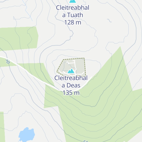Map of Cleitreabhal a Deas