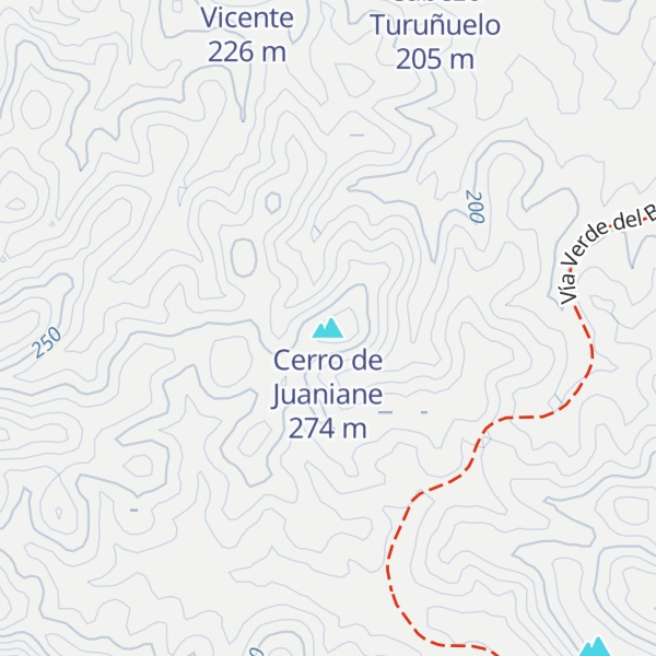 Map of Cerro de Juaniane