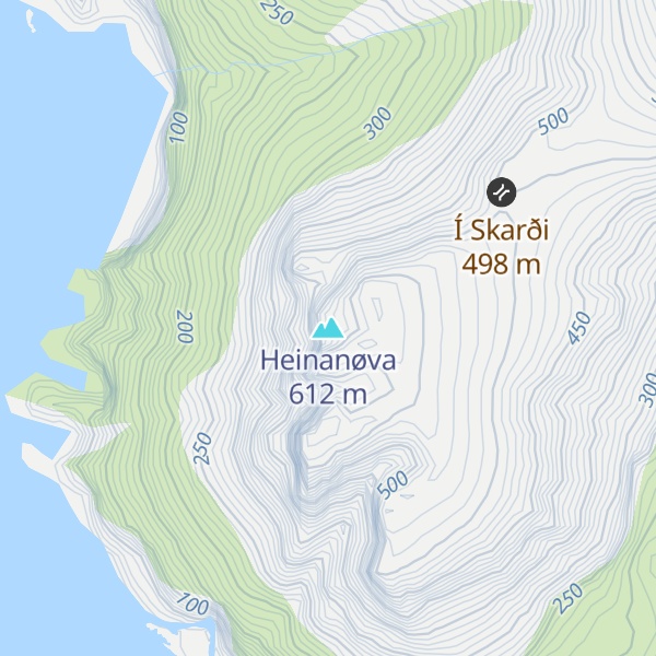 Map of Heinanøva
