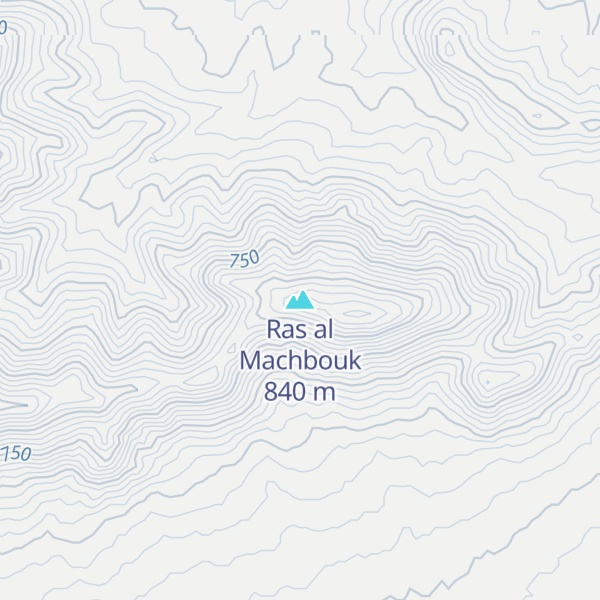 Map of Ras al Machbouk