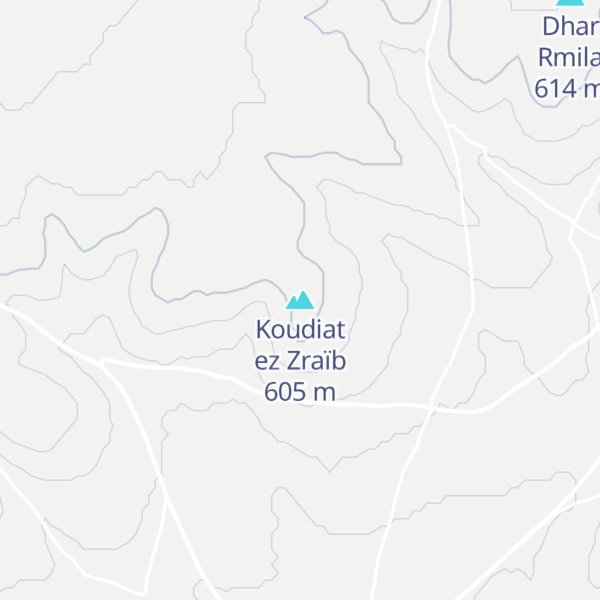 Map of Koudiat ez Zraïb