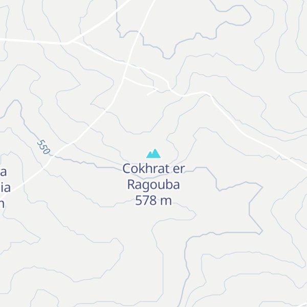 Map of Cokhrat er Ragouba