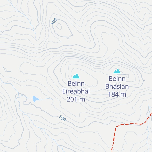 Map of Beinn Eireabhal