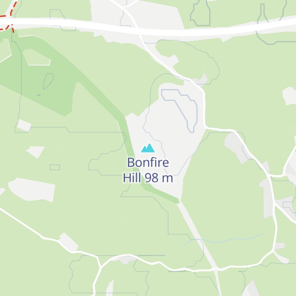Map of Bonfire Hill