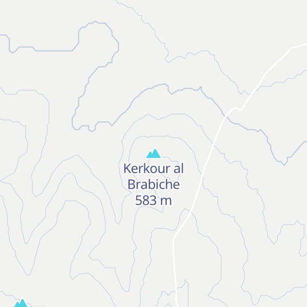 Map of Kerkour al Brabiche
