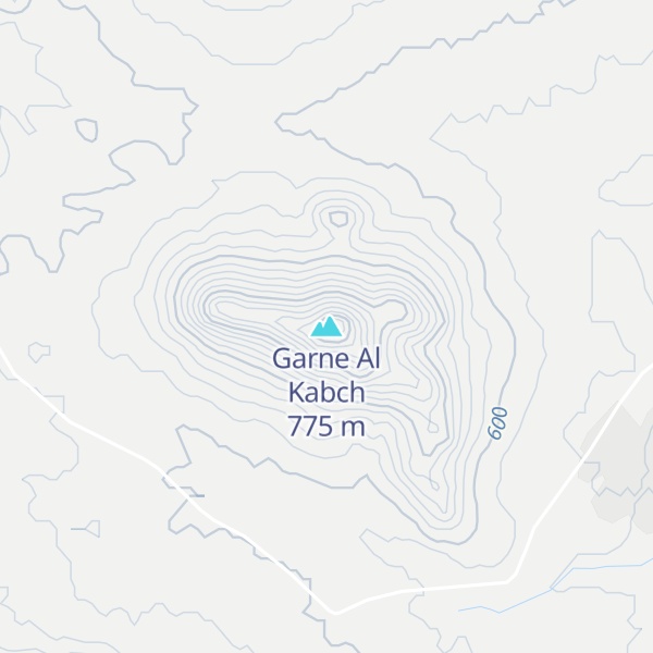 Map of Garne Al Kabch